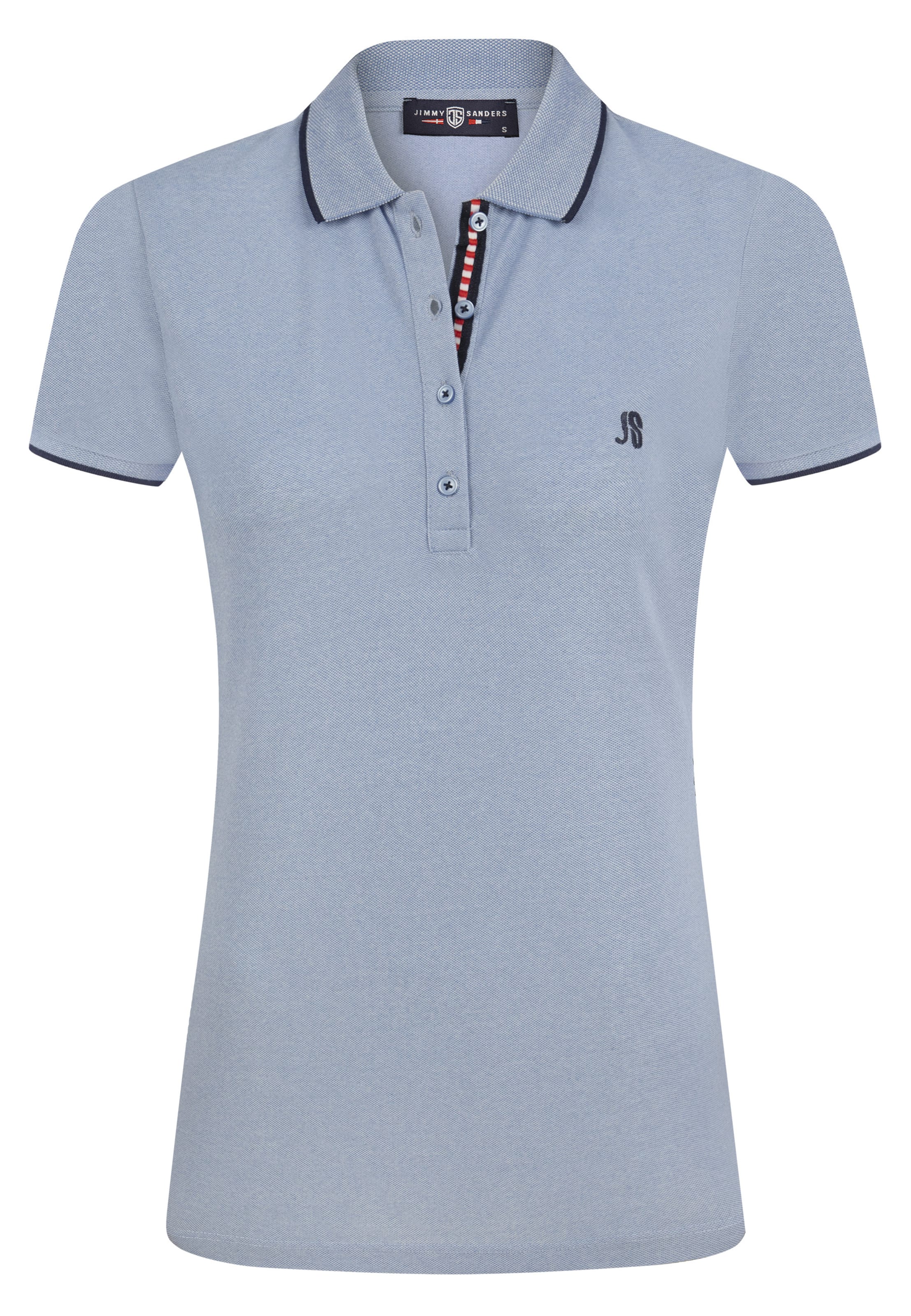 Jimmy Sanders - Camisa em azul: frente