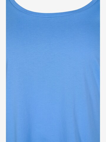 Zizzi Shirt in Blau