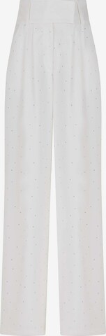 NOCTURNE - Pierna ancha Pantalón en blanco: frente