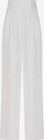 NOCTURNE - Pierna ancha Pantalón en blanco: frente