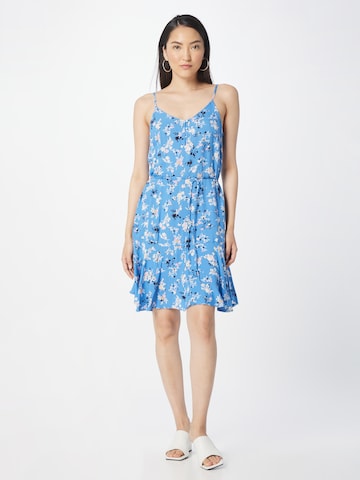 PIECES Letní šaty 'NYA' – modrá: přední strana