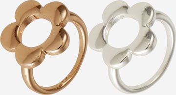 WEEKDAY Ring 'Jasmine' in Gold: front
