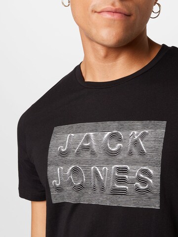 JACK & JONES T-Shirt 'FOAM' in Schwarz