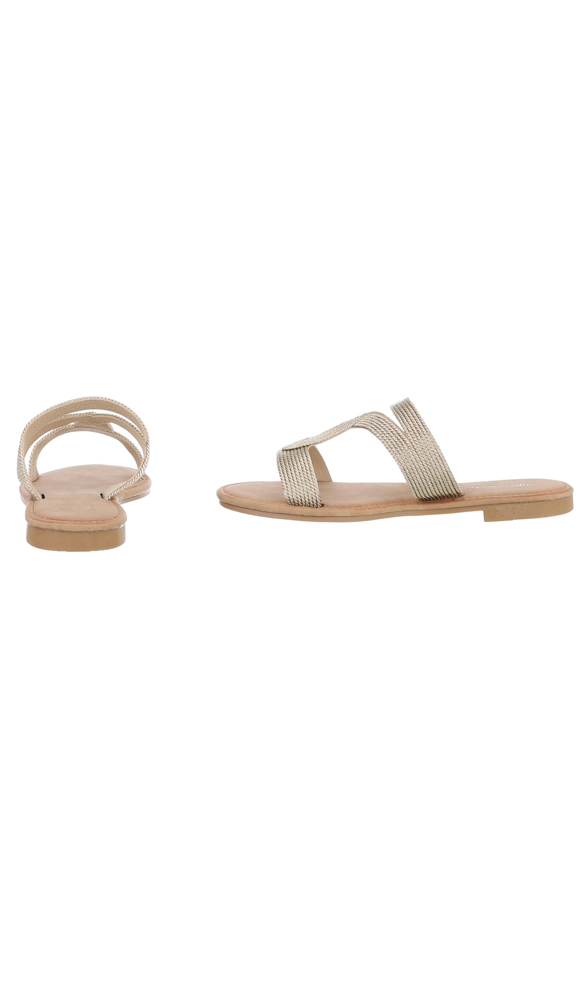 Ital-Design Mules in Gold