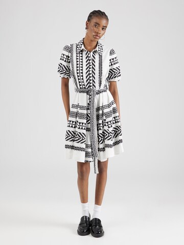 VERO MODA Skjortklänning 'DICTHE' i vit: framsida