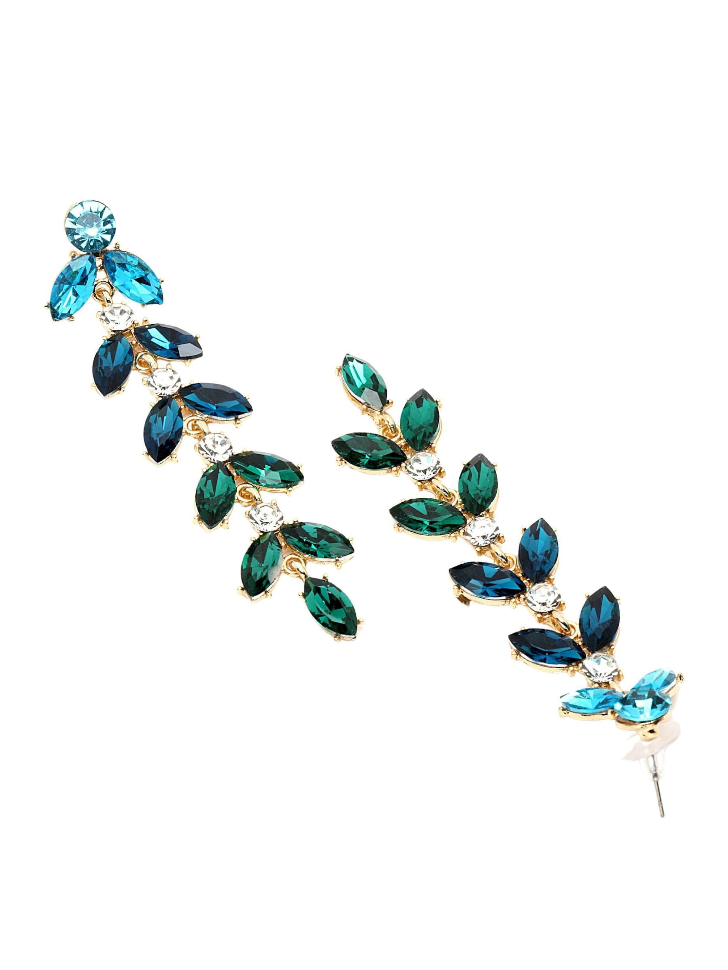 AVANT-GARDE PARIS - Pendientes 'Florenceta' en azul