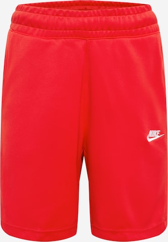 Nike Sportswear Broek 'Tribute' in Rood: voorkant