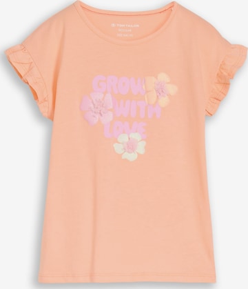 TOM TAILOR Shirt in Orange: front