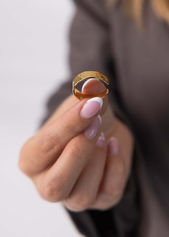 PURELEI Ring 'Big Shiny Adjustable' in Gold