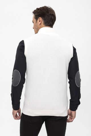 Felix Hardy Knit cardigan in White