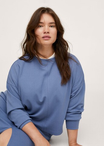 MANGO Sweatshirt 'Amelie' in Blue