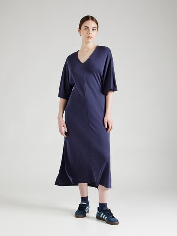 Robe 'Sisca Lynette' MSCH COPENHAGEN en bleu : devant