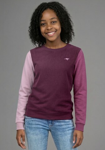 KangaROOS Sweatshirt in Purple: front