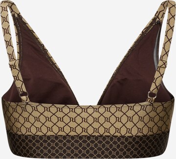 River Island Plus Triangle Bra in Brown