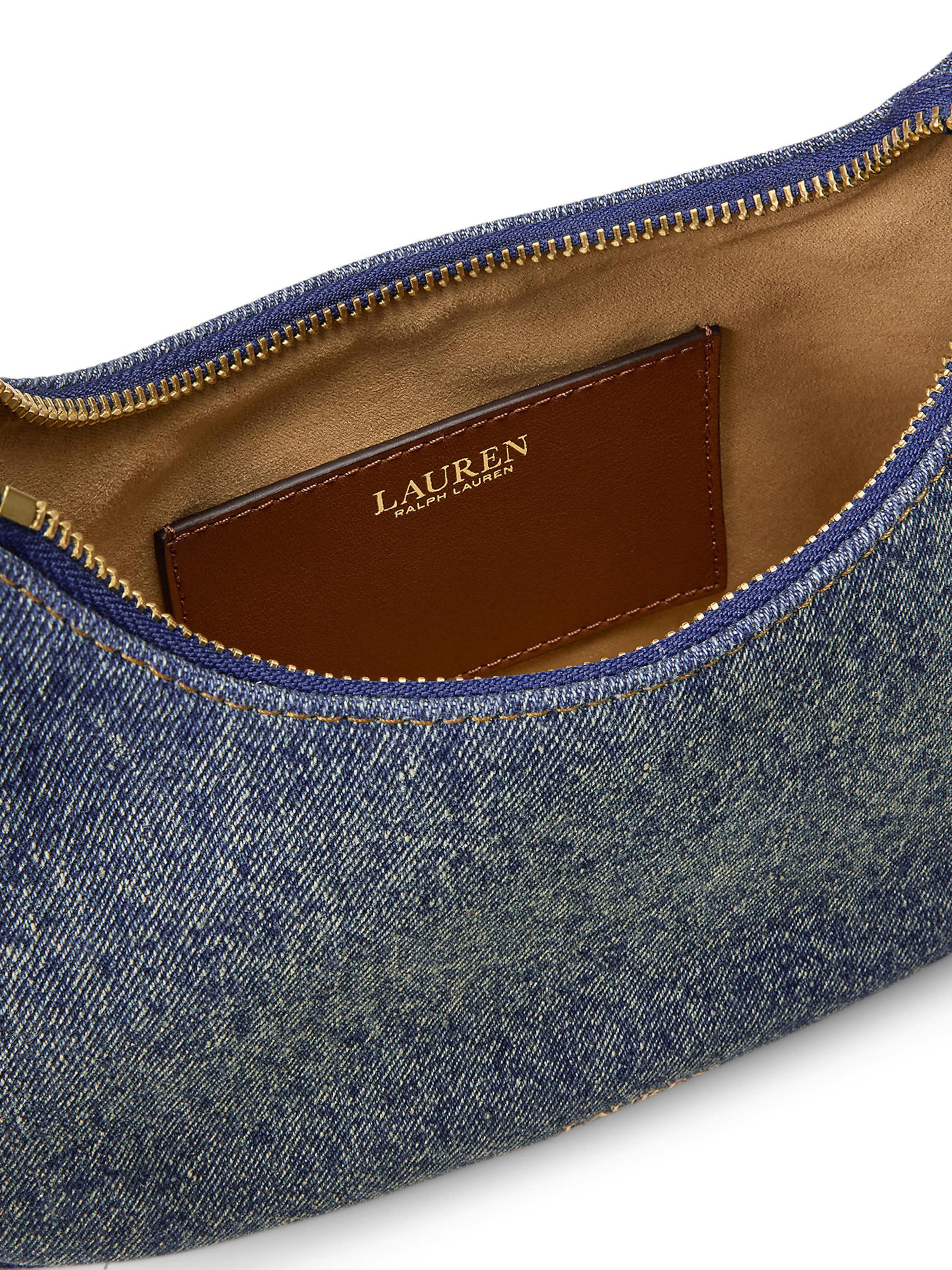 Lauren Ralph Lauren Schultertasche 'MRCY' in Blau