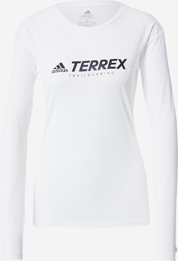 adidas Terrex Camisa funcionais 'Primeblue' em preto / branco, Vista do produto