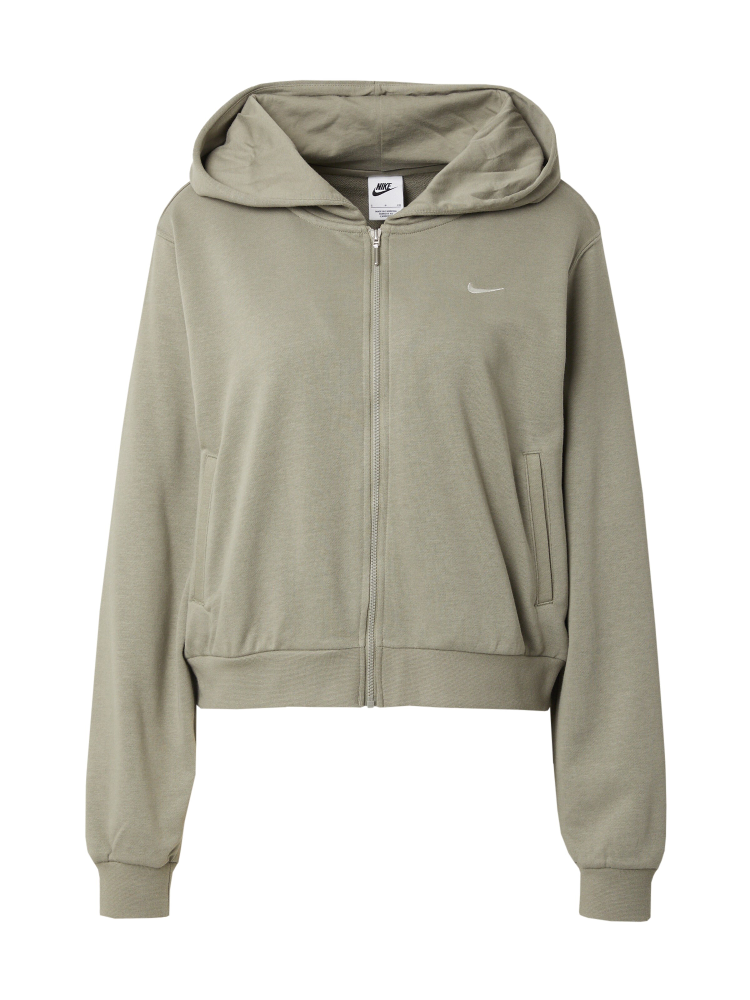 Nike oatmeal zip up sale