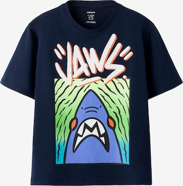 Maglietta 'NKMMateo Jaws' di NAME IT in blu: frontale