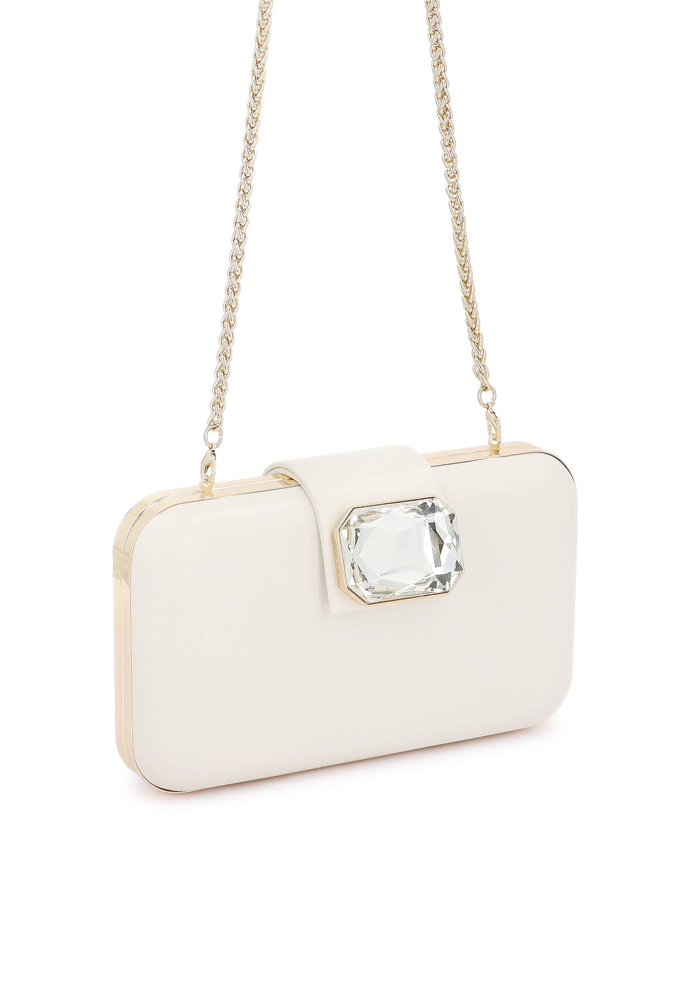Pochette Kazar en blanc
