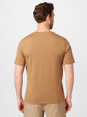 JACK & JONES Slim fit T-shirt i brun