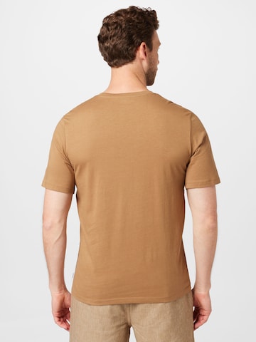 Coupe slim T-Shirt JACK & JONES en marron