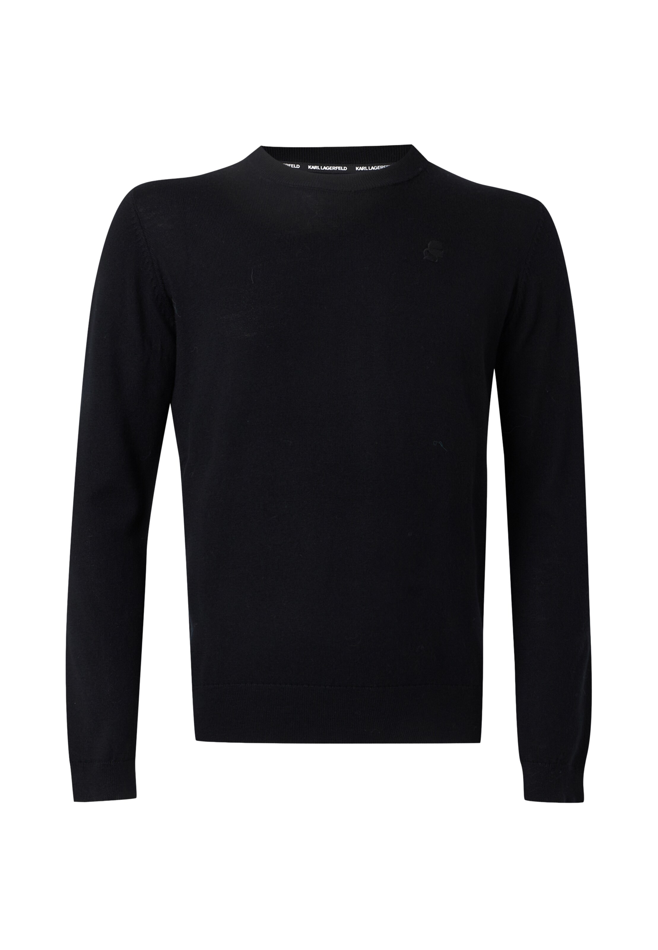 Pullover di Karl Lagerfeld in nero: frontale