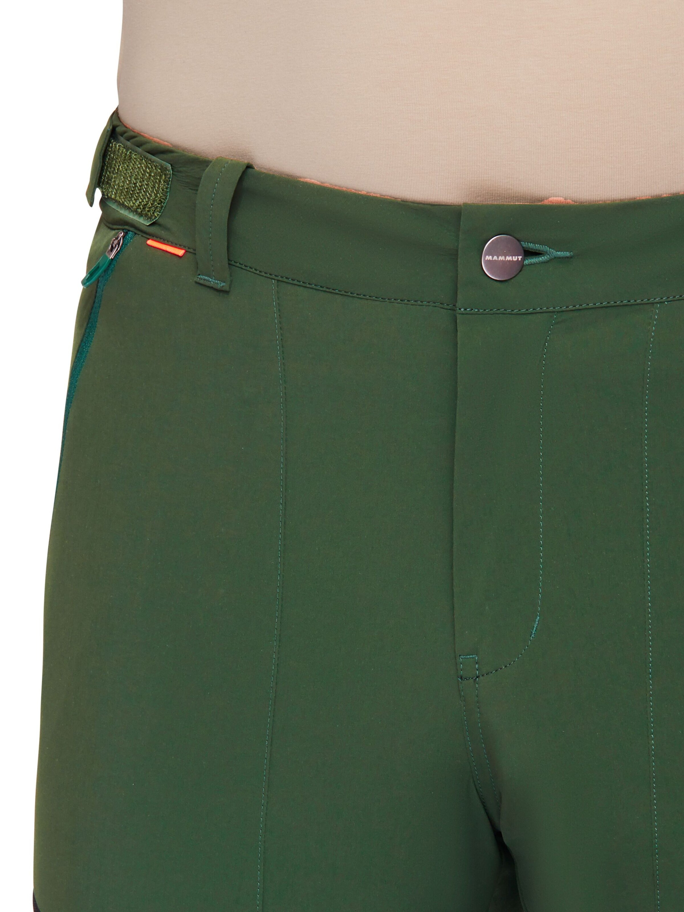 MAMMUT Regular Wanderhose ‘Runbold Zip Off’ in Grün