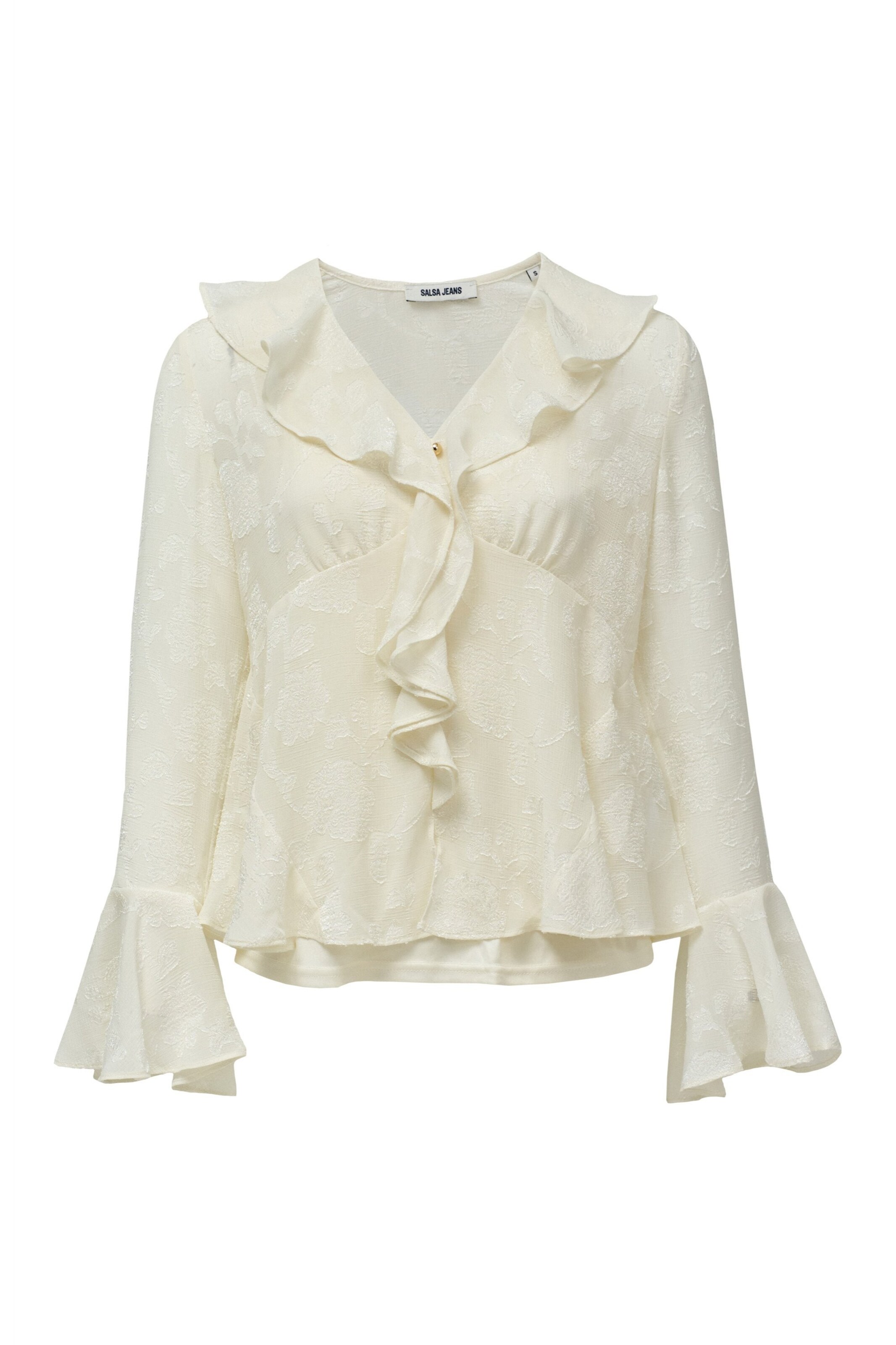 Salsa Jeans Blouse in White: front