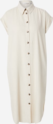 Robe-chemise 'BYAlakka' b.young en beige : devant