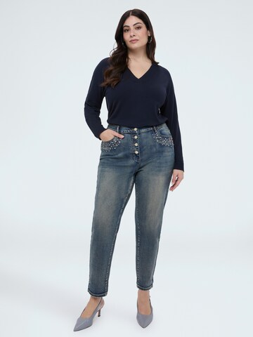 Regular Jean Fiorella Rubino en bleu