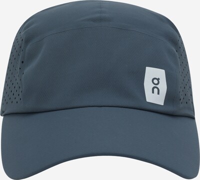 On Sportcap in navy / silbergrau, Produktansicht