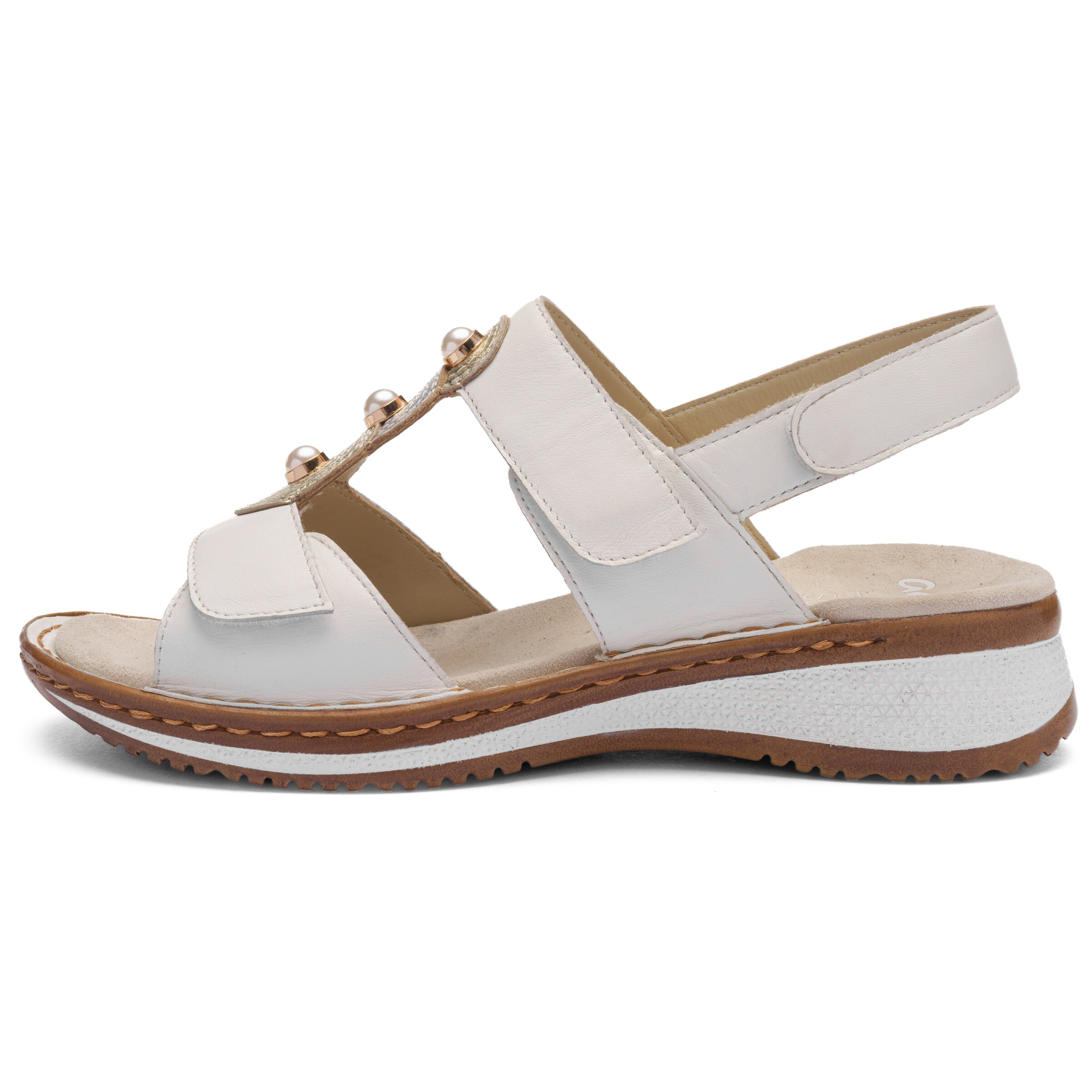 ARA Strap Sandals in White