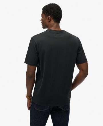 T-Shirt 'Work Tab' Superdry en noir