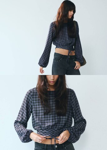 MANGO TEEN Bluse 'Punkt' in Grau