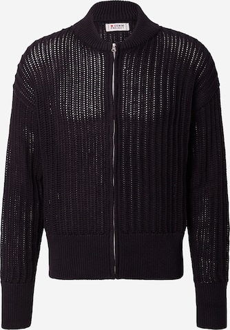 Denim ProjectKardigan - crna boja: prednji dio