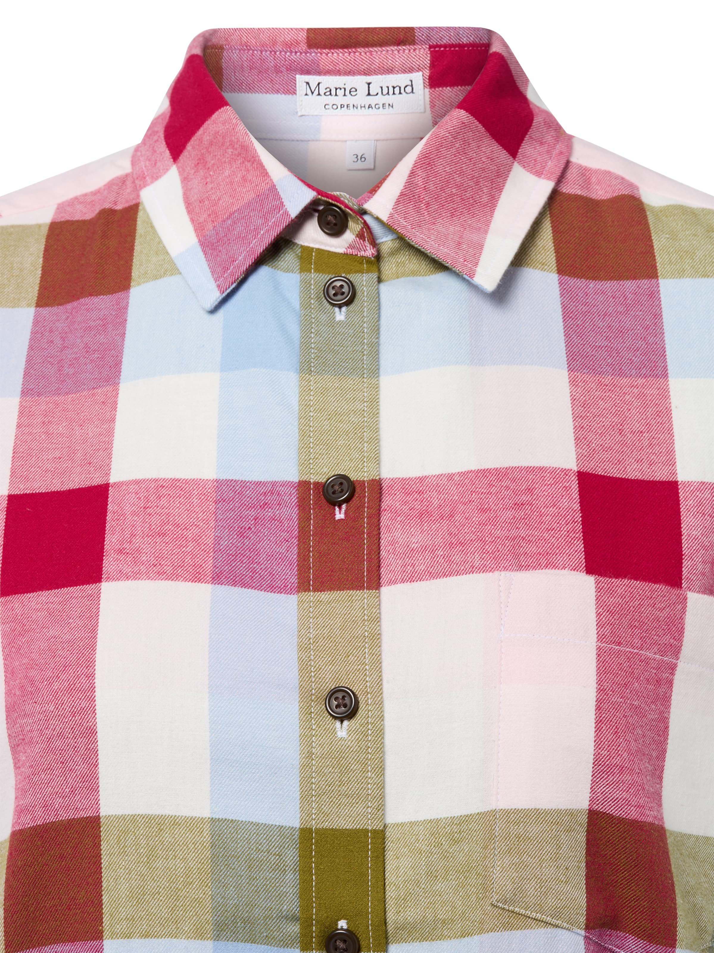 Marie Lund Blouse in Red