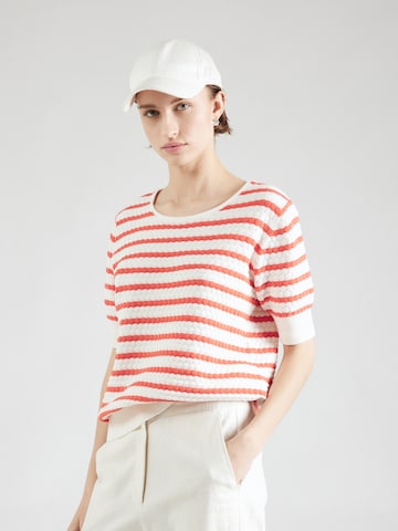 Freequent Sweater 'DODO' in Orange: front