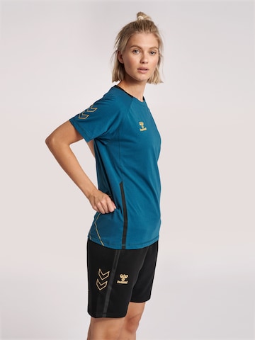 Hummel Performance Shirt 'Cima' in Blue