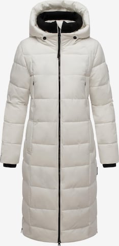 MARIKOO Pitkä talvitakki 'Lanitaa XVI' värissä valkoinen: etupuoli