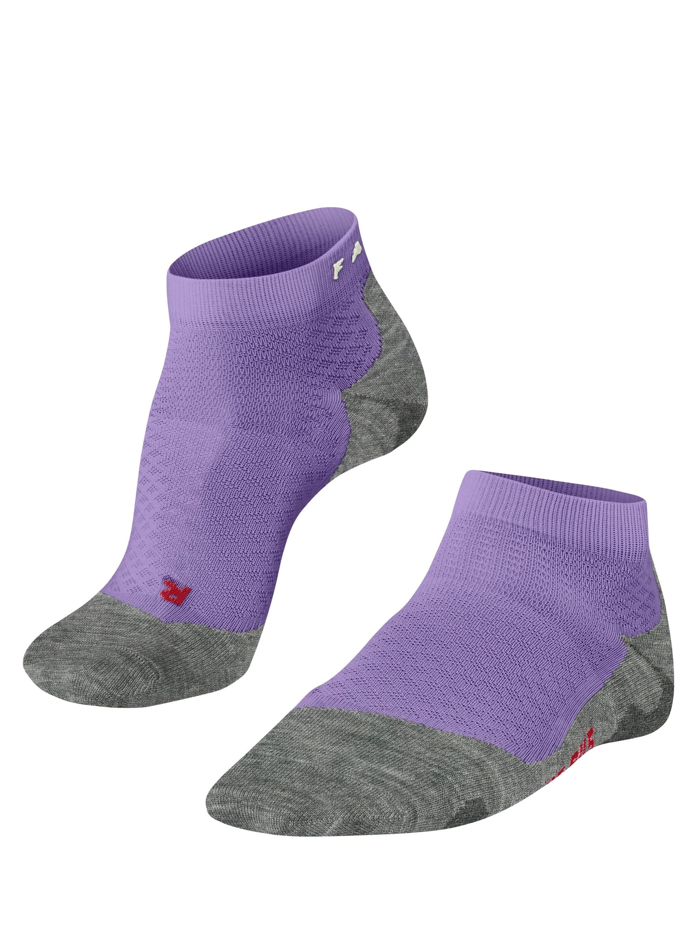 FALKE Athletic Socks 'RU5 Race Short' in Purple: front
