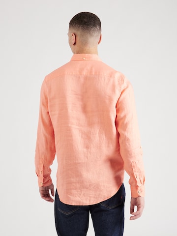 SCOTCH & SODA Regular fit Button Up Shirt in Orange