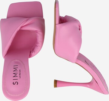 Mule 'VACATION' Simmi London en rose