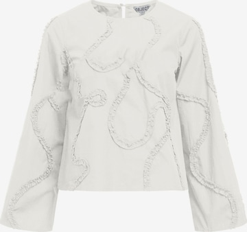 Camicia da donna 'OBJEnesa' di OBJECT in bianco: frontale