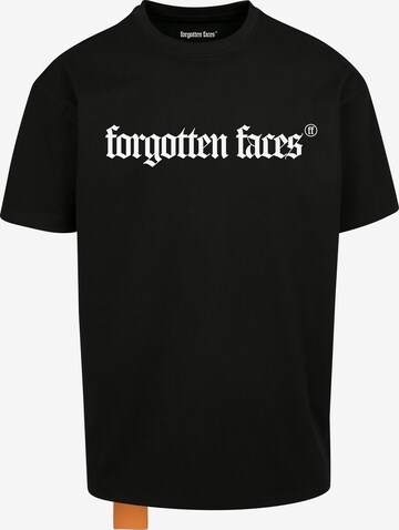 Forgotten Faces T-Shirt in Schwarz: predná strana