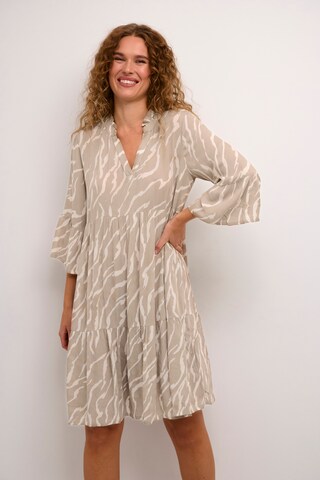 Robe-chemise 'Hera Amber' Kaffe en beige : devant