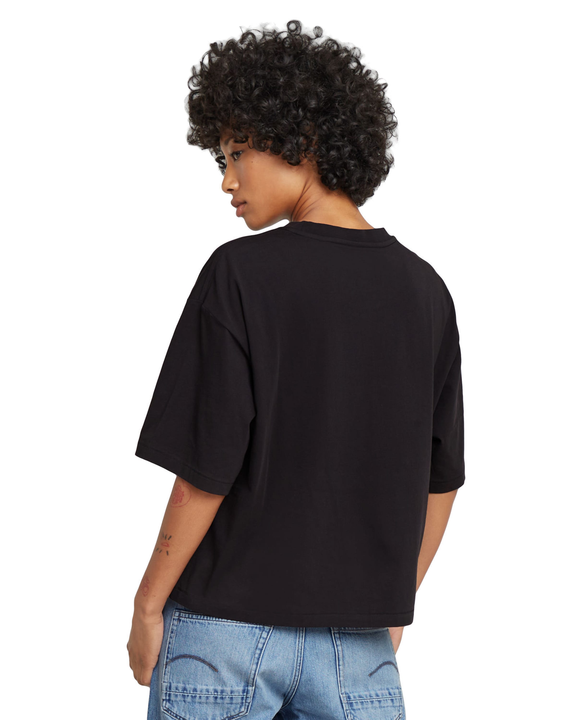 T-shirt 'Horizontal Seam' G-STAR en noir