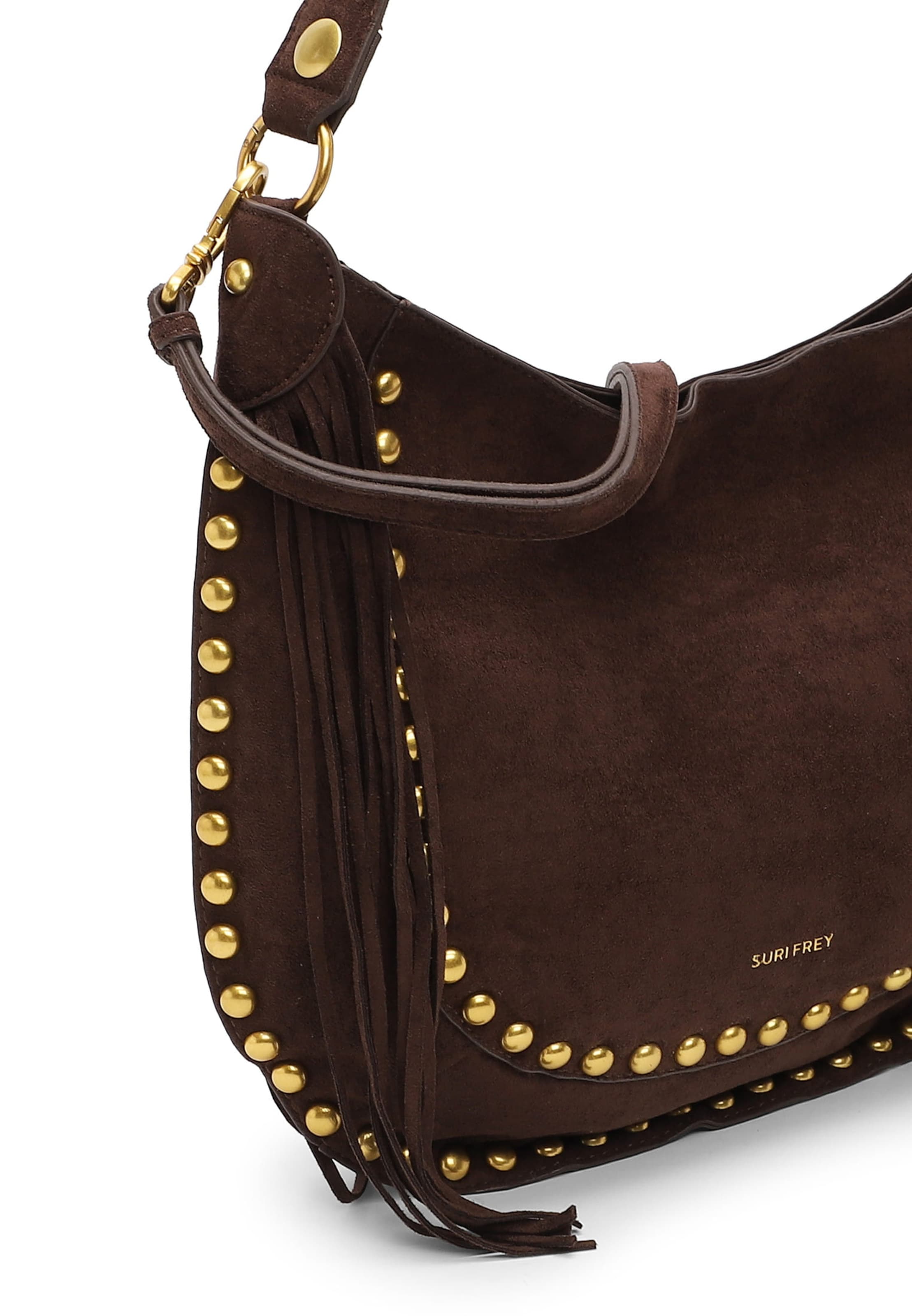 Borsa a sacco 'Elly' di Suri Frey in marrone