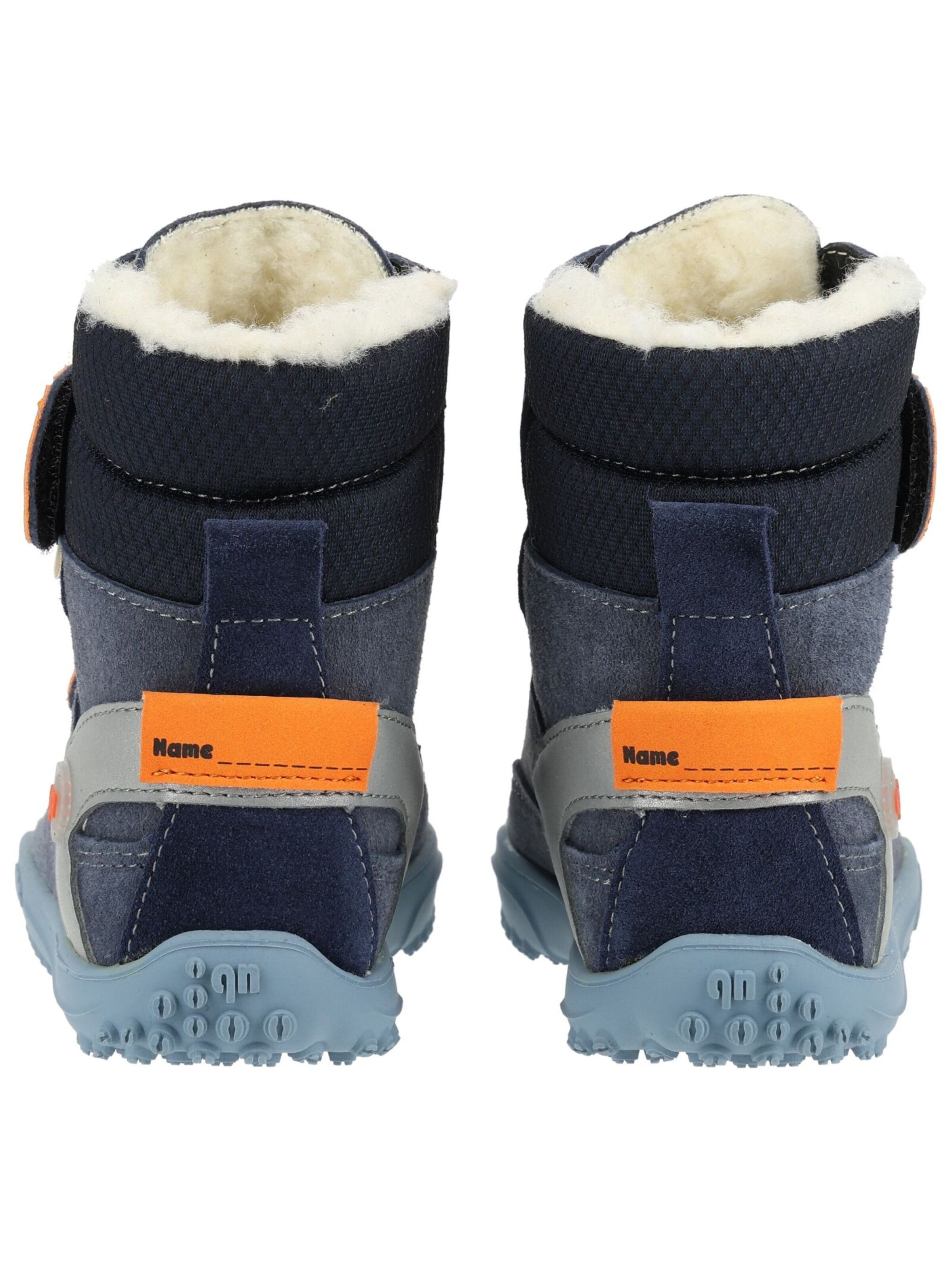 Bottes Qnuffs en bleu : derrière