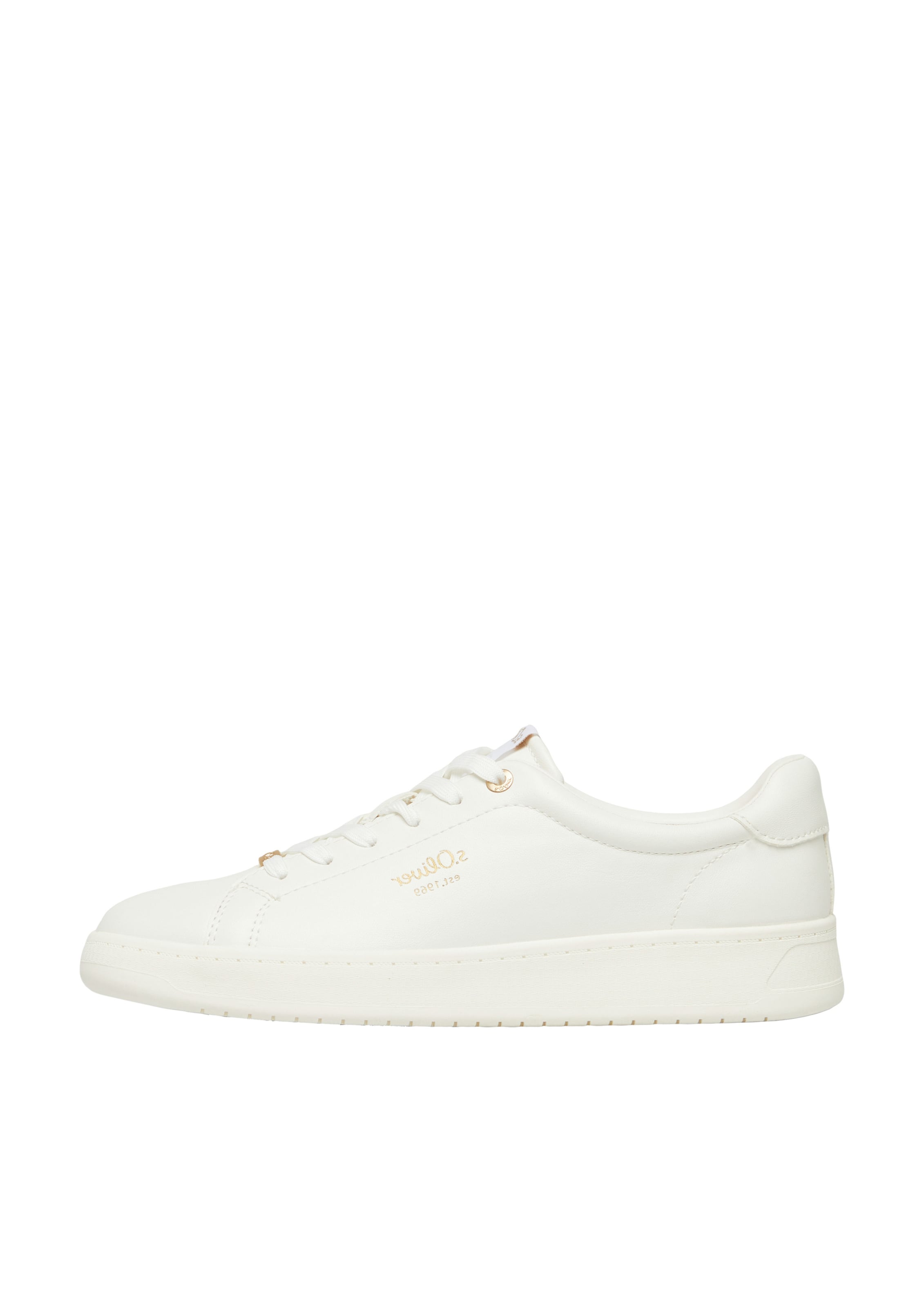 s.Oliver Platform trainers in White: front