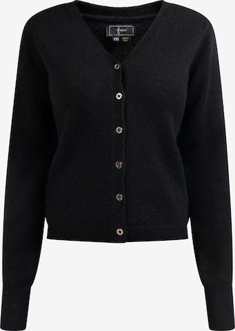 faina Knit cardigan in Black: front